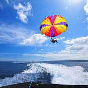 Parasailing in Kish Island