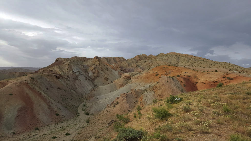 Ala Daghlar along the Tehran Tabriz Highway (Colorful Mountains)