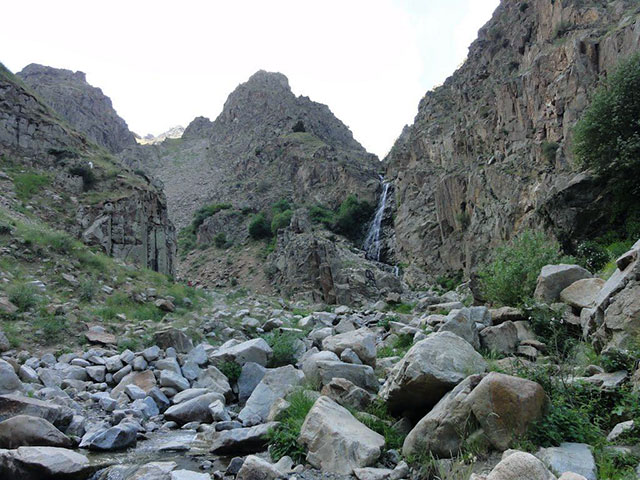 Eyshabad Village and Waterfall
